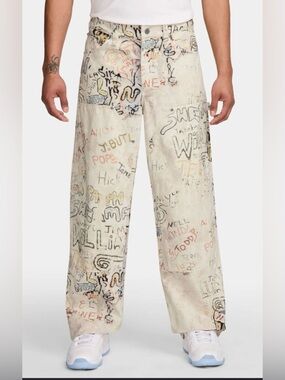 Jordan Men’s Loose Fit Carpenter Pants Size 36x36 Tall